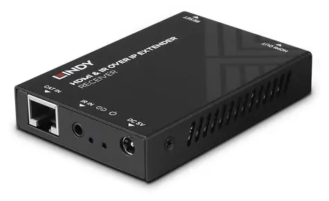 Lindy HDMI & IR over IP Extender / AV prijímač / Full HD 60Hz / LAN / dosah 150 m