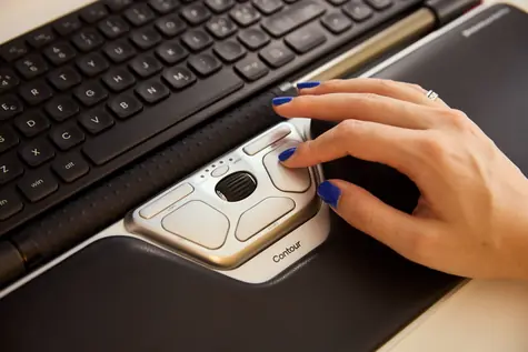Contour RollerMouse Red PLUS Thin Client / Myš s ergonomickou podložkou / 2800 DPI / 6 tlačidiel / USB-C