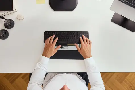 Contour RollerMouse Go + Dock / Myš s ergonomickou podložkou / 4000 DPI / Bluetooth 5.1 / bezdrôtová