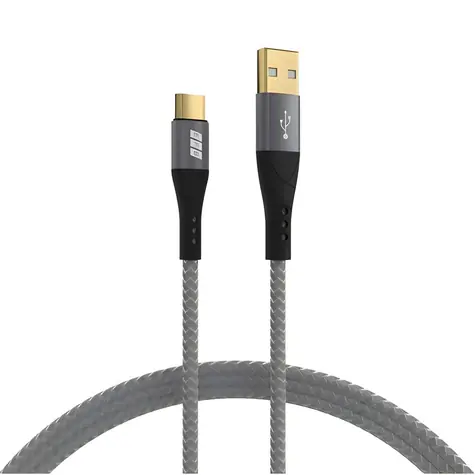 EFB / Dátový kábel USB-A - USB-C / 60W / 3M / šedá