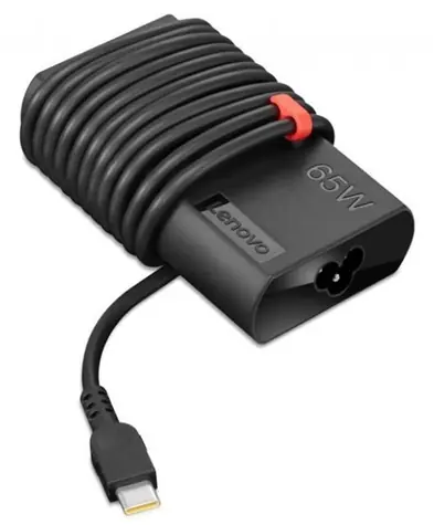 Lenovo ThinkPad Slim 65W AC Adapter čierna / Napájací adaptér / Slim Tip / 65 W / USB-C