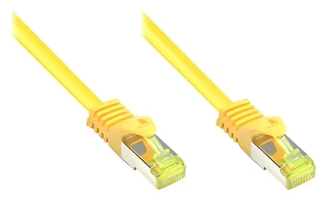 Good Connections žltá / Patch kábel / Cat.7 / S/FTP / RJ-45 / 0,5 m