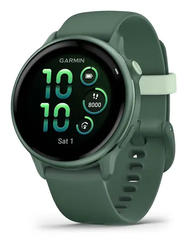 Garmin vívoactive 6 42mm zelená / Chytré hodinky / 1.2" AMOLED / GPS / Wi-Fi / NFC / 5 ATM