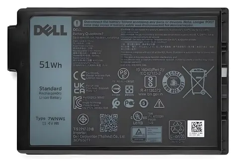 DELL Batéria interná 51Wh 3-článková čierna / Batéria pre notebook / Li- ION / 4254 mAh