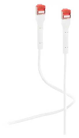 Shiverpeaks CAT6A U/FTP biela / Patch kábel / 3 m / RJ-45 / lomený konektor