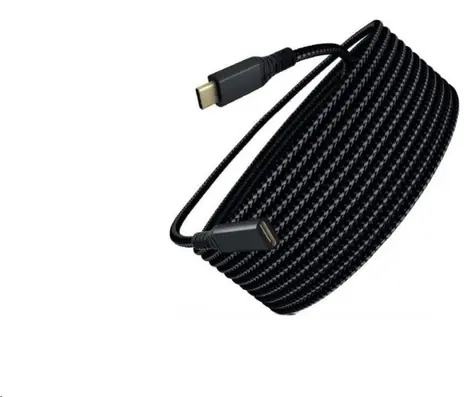 WG USB-C predlžovací kábel čierna / Predlžovací kábel / USB-C - USB-C / 20 Gbps / PD 240 W / 2 m