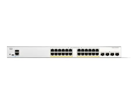Cisco Catalyst C1300-24P- 4X / Switch / 24x GbE / 4X SFP+ / 24x PoE+ / 195W / fanless