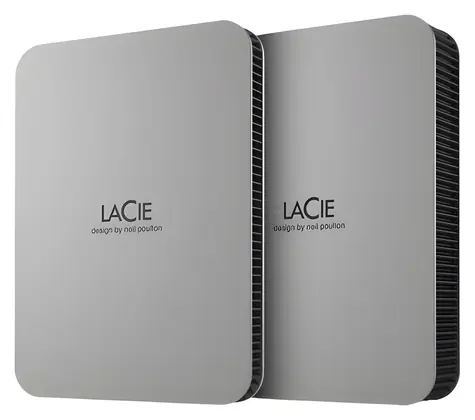 LaCie Mobile Drive Secure sivá / Externý HDD / 2 TB / 2.5" / USB-C 3.2 Gen 1