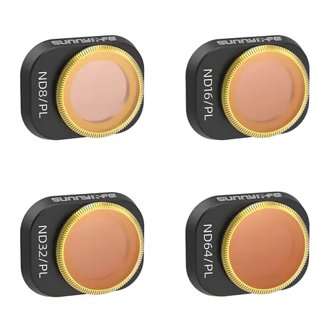 Sunnylife N4P-FI728 / Sada filtrov / pre DJI Mini 4 Pro / ND8/PL, ND16/PL, ND32/PL, ND64/PL