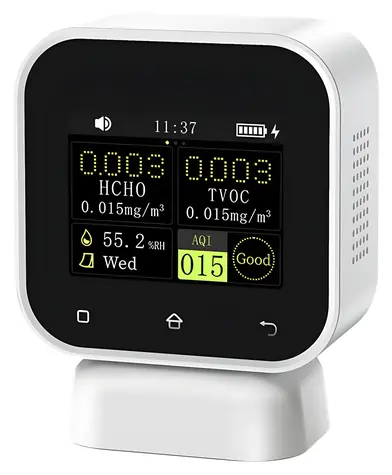 FNIRSI SFD-02 / Monitor kvality vzduchu / Formaldehyd / TVOC / Vlhkosť / Dotykový displej