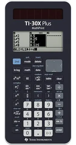 Texas Instruments TI-30 PLUS MathPrint / Kalkulačka / Solárne a batériové napájanie