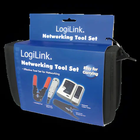 LogiLink WZ0012 / Sieťová sada nástrojov / Krimpovacie kliešte / LSA nástroj / Tester káblov
