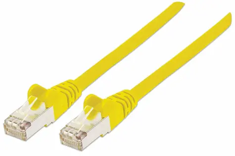 Intellinet Cat6A žltá / Patch kábel / S/FTP / LSZH / RJ-45 / 1 m