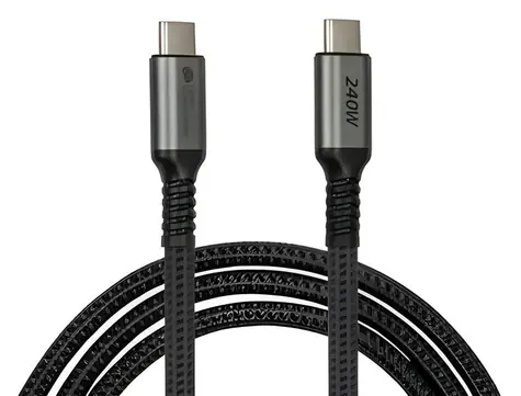Good Connections USB-C - USB-C 0,5 m čierna / Kábel / USB 2.0 / USB PD 240 W