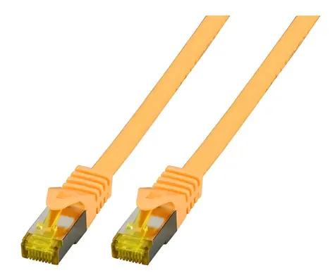 EFB Cat6a S/FTP žltá / Patch kábel / RJ-45 / 10 m / LSZH / 10 Gbit/s
