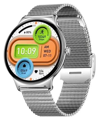 Colmi V89 strieborná / Chytré hodinky / AMOLED 1,43 "/ Bluetooth hovory / IP67