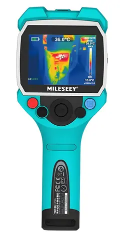 Mileseey TR256A / Termokamera / rozlíšenie 256×192 px / rozsah -20 až 550 °C / IP65