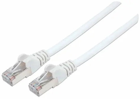 Intellinet Cat7 biela / Patch kábel / S/FTP / LSZH / RJ-45 / 0,25 m