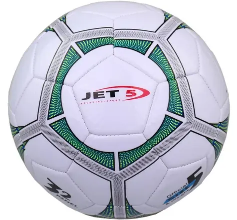 Futbalová lopta zelená / Veľkosť 5 / Guma