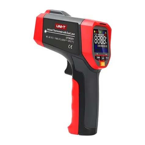 UNI-T UT302D+ / Infračervený teplomer / -32°C - 1100°C / duálny laser / D:S 20:1