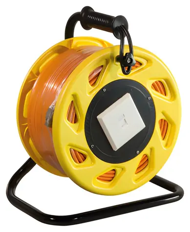 LogiLink káblová cievka Cat7A S/FTP 90m oranžová / Káblová cievka / RJ45 / 1200 MHz / PoE+ / LSZH