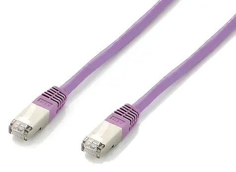 Equip Cat6A Platinum S/FTP fialová / Patch kábel / 15 m / 2xRJ45 / LSZH