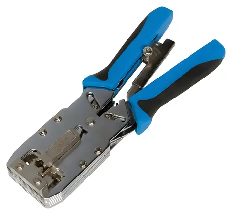LogiLink WZ0035 čierna / Krimpovacie kliešte / RJ45 / RJ12 / Cat5e / Cat6
