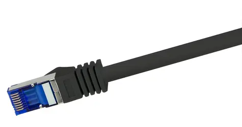 LogiLink Cat.6A S/FTP 20 m čierna / Patch kábel / RJ-45 / 10 Gigabit Ethernet / PoE++