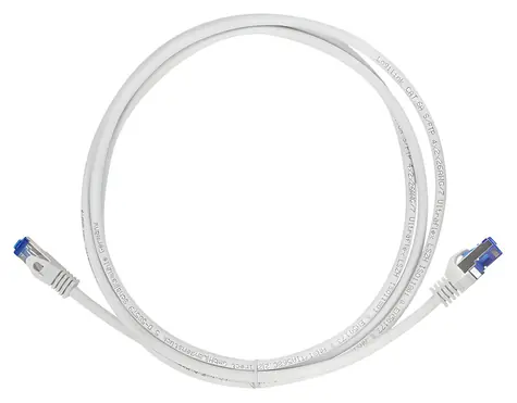 LogiLink patch kábel sivý / Sieťový kábel / Cat6A / S/FTP / 10 m / RJ-45
