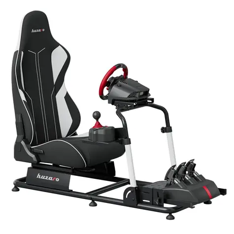 Huzaro Speed 5.5 čierna / Sim racingový kokpit / nastaviteľný volant / sklon 45-90 ° / nosnosť 100 kg
