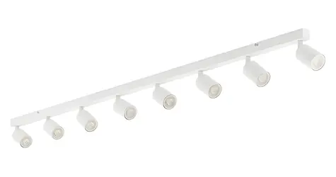 TK Lighting Top biela / Stropné svietidlo / 8x GU10 / max. 10W / 160 cm