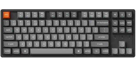 Keychron K10 Max šedo-čierna / Klávesnica / Mechanická / Super Banana switch / Bezdrôtová