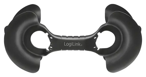 LogiLink KAB0068 čierna / Navíjač káblov / nástenný / pre káble 2-20 m