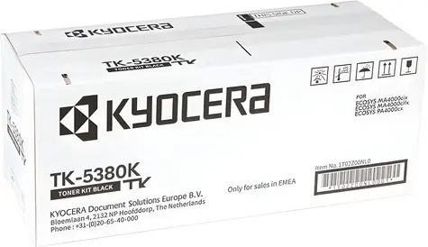 Kyocera TK-5380K čierny / Toner / pre ECOSYS PA4000cx, MA4000cix, MA4000cifx / výťažnosť až 13 000 strán / originálny