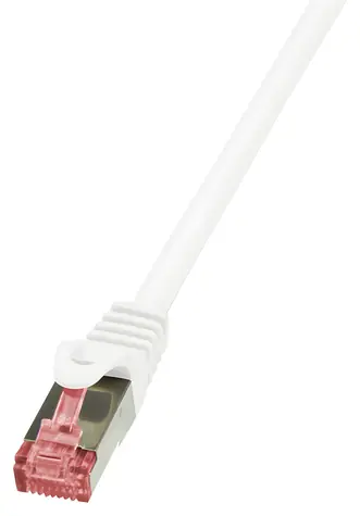LogiLink Cat6 biela / Patch kábel / S/FTP / RJ-45 / 15 m
