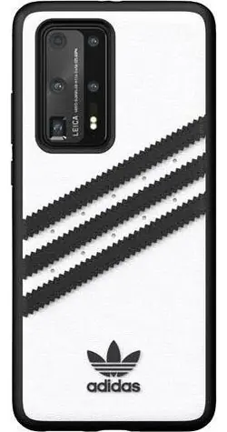 Adidas OR Moulded Case pre Huawei P40 čierna/biela / Puzdro / PU koža