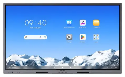 65" HIKVISION Interaktívny dotykový panel / 4K / Android 14 / 8GB/128GB / 480nit / 50bodový dotyk / Wi-Fi / BT