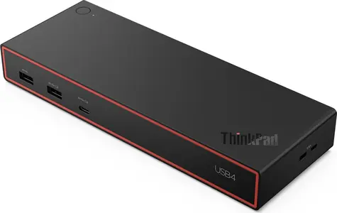 Lenovo ThinkPad USB4 Dock 5000 čierna / Dokovacia stanica / USB4 40Gb/s / 100W PD / 2× DisplayPort / RJ-45