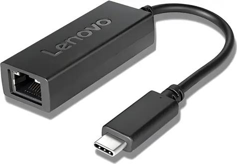 Lenovo ThinkPad USB-C to Ethernet Adapter čierna / Redukcia / USB-C / RJ-45