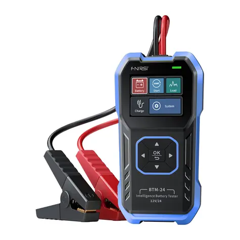 FNIRSI BTM-24 / Tester autobatérií / 12V/24V / 2000 A CCA / SOC / SOH / 2,4" TFT