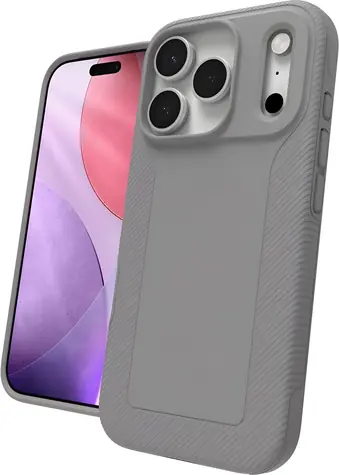ZAGG Luxe Snap šedá / Zadný kryt / iPhone 17 Pro / MagSafe / Grafen