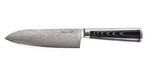 G21 Damascus Premium / Nôž Santoku / 17 cm
