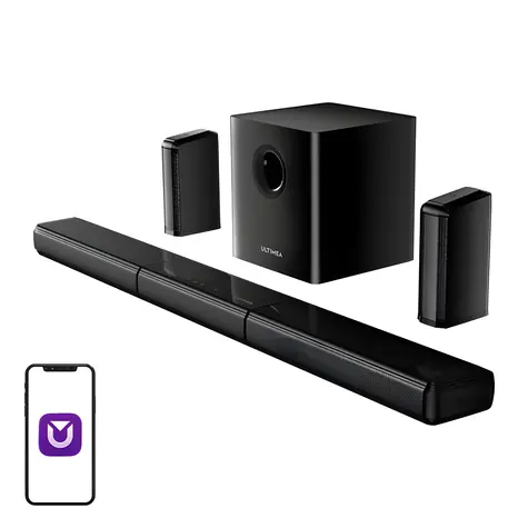 Ultimea Apollo S70 Ultra / Soundbar / 7.1 / SurroundX / Bluetooth 5.3 / HDMI eARC / káblový subwoofer