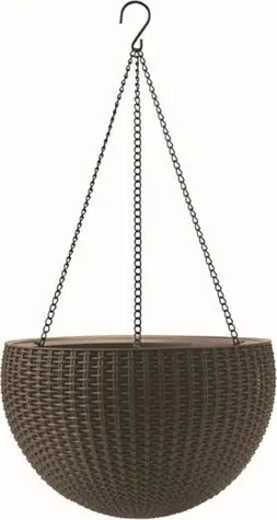Keter Hanging Sphere mocha / Kvetináč / závesný