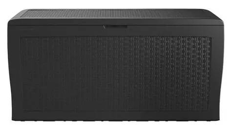 Keter Samoa Rattan 270 l grafitový / Záhradný box / Ratanový vzhľad