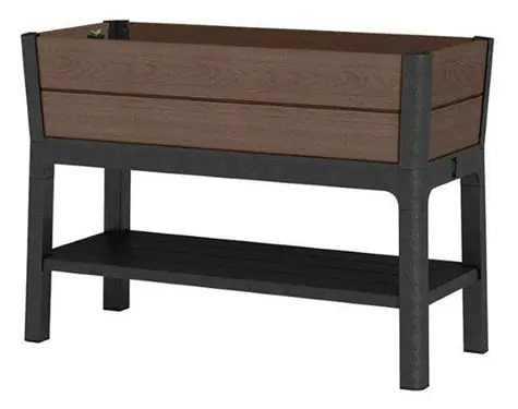 Keter Darwin Elevated Pre hnedý / Kvetináč / 115 x 20 x 48 cm