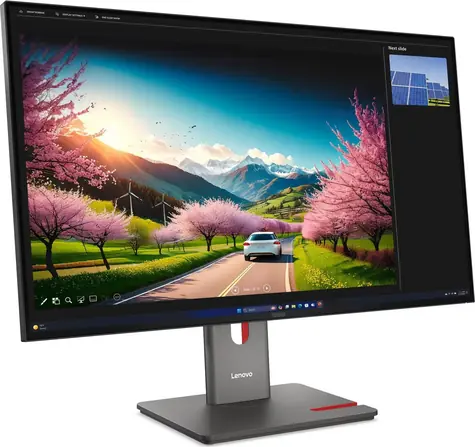 31,5" Lenovo ThinkVision P32UD-40 čierna / Monitor / IPS / 4K UHD / 120Hz / Thunderbolt 4 / Pivot / VESA