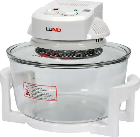 Lund Halogénová rúra 17L biela / Halogénová rúra / 1400 W / 65-250 °C / časovač 60 min