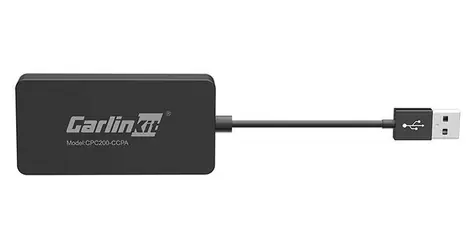 CarlinKit CCPA čierna / Bezdrôtový adaptér do auta / CarPlay / Android Auto / Bluetooth