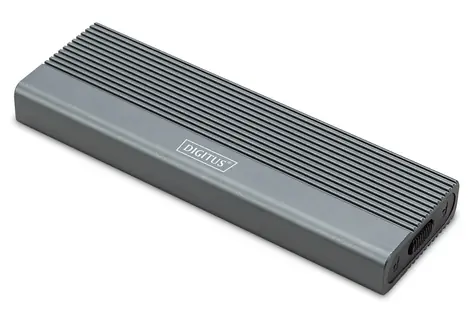 Digitus Externý box M.2 SSD / SATA / USB 3.1 Gen2 / hliníkový / bezskrutková montáž